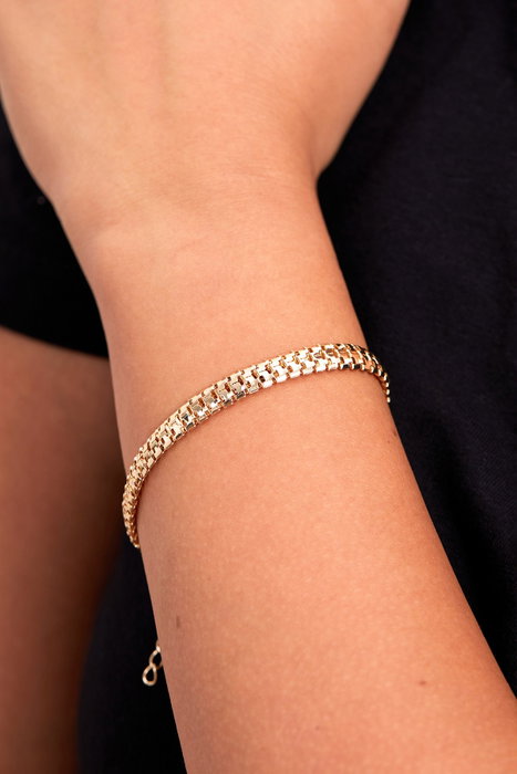 Heliophilia Silver Pulsera de Metal CBL9935 Dorada Heliophilia Silver Pulsera de Metal CBL9935 Dorada